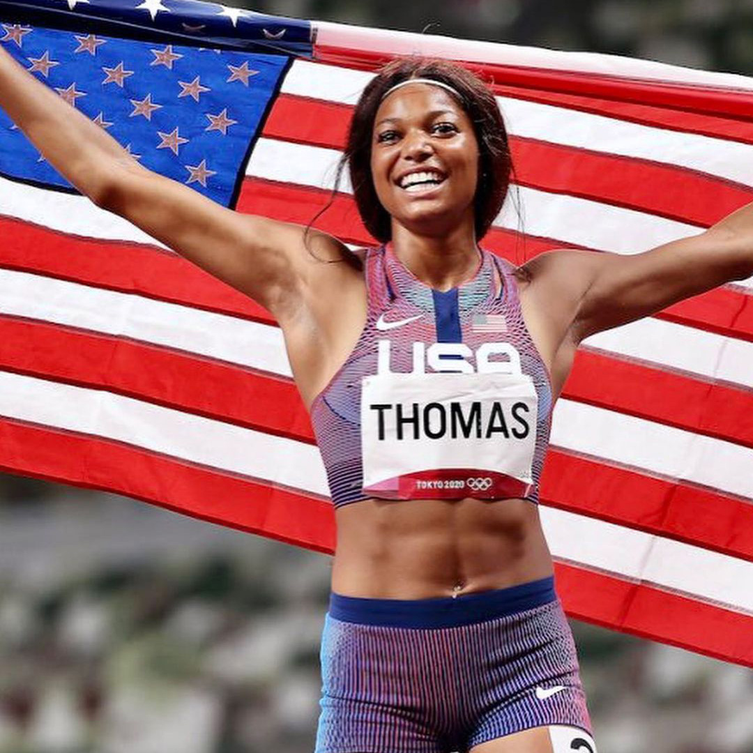 Episode 79 Olympian Gabby Thomas - LIVE from Las Vegas! On Track Podcast